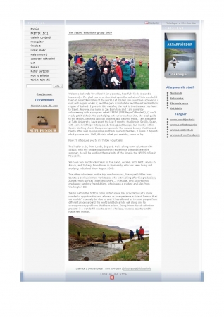 bildudalur.is - The SEEDS Volunteer group 2009